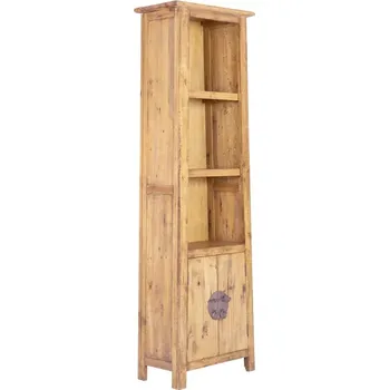 Koupelnový nábytek Vysoká skříň Lisbon masiv (Vysoká Koupelnová skříňka)