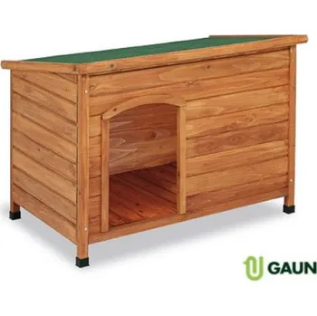 Dřevěná bouda pro psa – velikost S (85 × 58 × 58 cm)