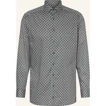 Pánská košile Olymp Pánská Košile Luxor Modern Fit, tmavě zelená / krémová...