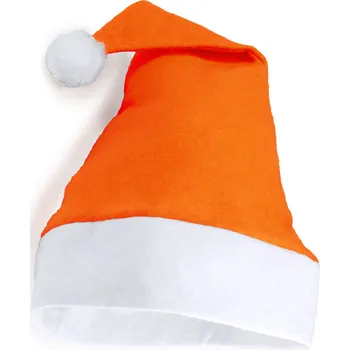 Čepice Čepice Elfa oranžová, ideální jako dárek k vánočnímu kostýmu.