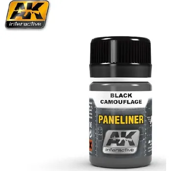 RC náhradní díl AK Weathering Air - Paneliner For Black Camouflage