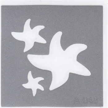 Odstranitelné tetování Šablona pro třpytivé tetování A048