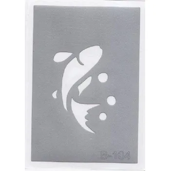 Odstranitelné tetování Šablona pro třpytivé tetování B104