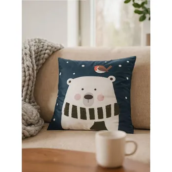 Polštář Sinsay - Dekorační polštář s motivem medvídka - vícebarevná - 427GO-MLC - 427GO-MLC-ONE