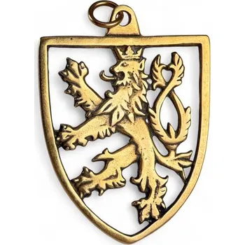 Přívěsek Drakkaria ČESKÝ LEV - Bohemia, bronzový přívěšek