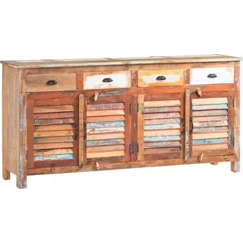 Příborník do zásuvky Příborník z masivu Andorra recyklované dřevo (Příborník masiv)