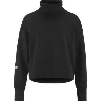 Dámské běžecké triko CRAFT SubZ Funnelneck Jersey - černá Velikost: XS