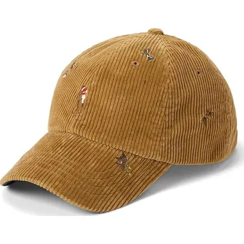 Kšiltovka Manšestrová kšiltovka Polo Ralph Lauren béžová barva, 710979195 80X, vel. ONE SIZE