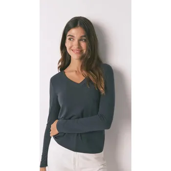 Dámské tričko Tričko s dlouhým rukávem women'secret 7662431 šedá 90Y, vel. XS