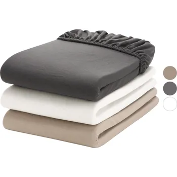 Prostěradlo LIVARNO® Žerzejové napínací prostěradlo, 140-160 x 200 cm