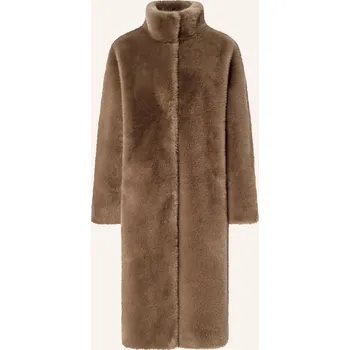 Dámský kabát Joop! Dámský Kabát Z Umělé Kožešiny, hnědá, 34