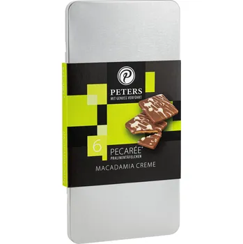 Čokoláda PETERS 6 Pecarée ® makadamový krém 63g