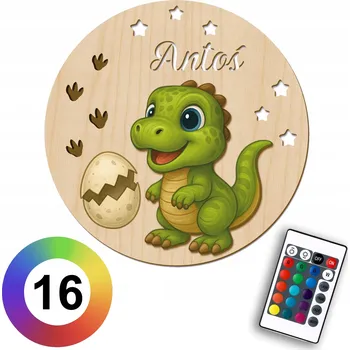 Lampička Noční lampa Koala Wood, vícebarevná