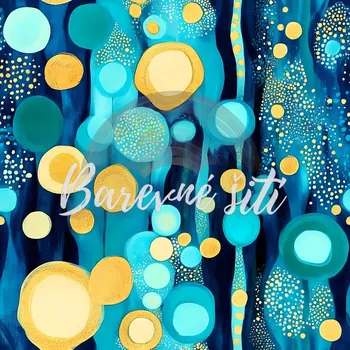 Úplet, Modrožlutý mišmaš (E) (Top kvalitní úplet Bella digitisk)