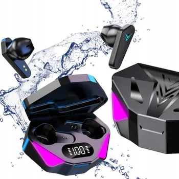 Sluchátka Bezdrátová sluchátka do uší Lewer X15 Bluetooth 5.3, černá