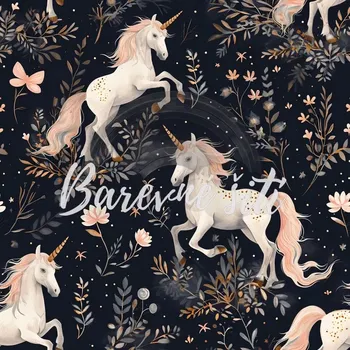 Úplet, Krémoví noční jednorožci (E) (Top kvalitní úplet Bella digitisk)