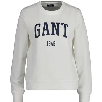 Dámská mikina Dámská Mikina GANT LOGO C-NECK SWEAT 4200258.113 – Béžová M