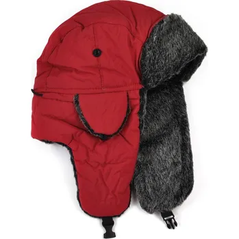 Čepice Červená unisex ušanka