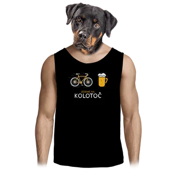 Pánské tílko Bastard Jedeme na kolotoč pánské tílko Black