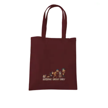 Nákupní taška Bastard Evoluce ranní kávy taška Chocolate