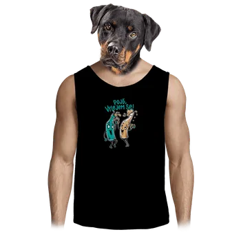 Pánské tílko Bastard Vylitý pánské tílko Black