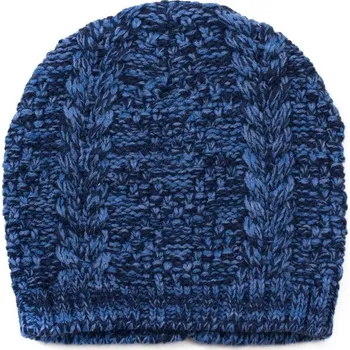 Čepice Modrá dámská melanžová čepice