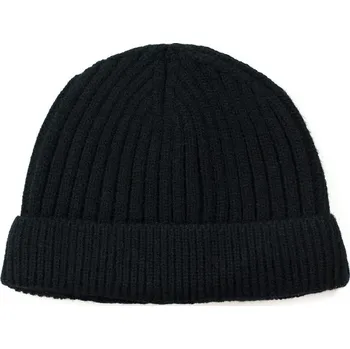 Čepice Černá čepice s pruhy