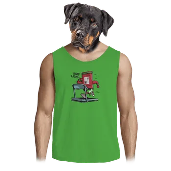 Pánská móda Bastard Hubnu v pase pánské tílko Lime