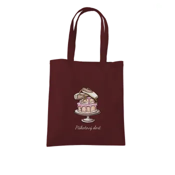Nákupní taška Bastard Piškotový dort taška Chocolate