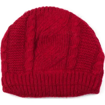 Čepice Zimní angorská čepice Nancy červená