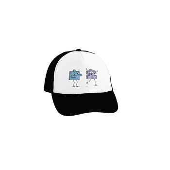 Kšiltovka Bastard Puzzlíci kšiltovka truckerka Black cap