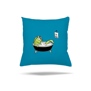 Polštář Bastard Poslední koupel polštář Blue Turquoise