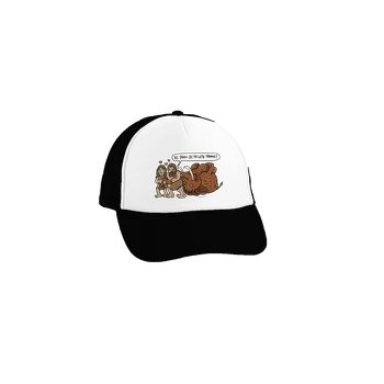 Kšiltovka Bastard Ve dvou se to lépe táhne kšiltovka truckerka Black cap