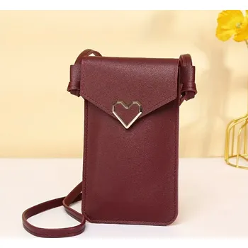 Kabelka Pouzdro na mobil | kabelka na mobil - červená