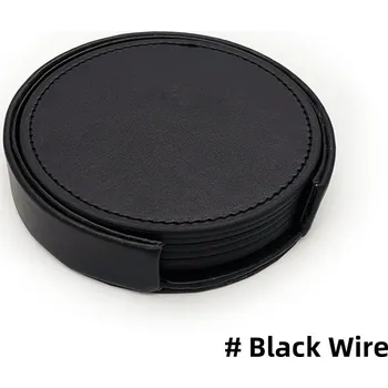 Podtácek Sada podtácků na nápoje z umělé kůže | 6 kusů - B