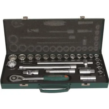 Gola sada 1/2", 12hranné hlavice, 25 kusů, 10-32 mm - JONNESWAY S04H4925S