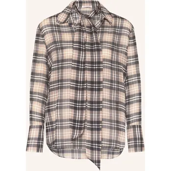 Dámská halenka Mrs & Hugs Dámská Halenka S Vázačkou, tmavě modrá / bílá /...