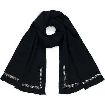 Šála Lemovaná šála černá