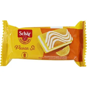 Pausa Si řezy v bílé polevě s pomerančovou náplní 30g Schar bez lepku AKCE 5748