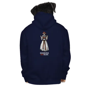 Pánská mikina Bastard Hanácká Kisselka pánská mikina na zip Navy