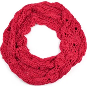 Šála Dámský dvojitý tunel červený