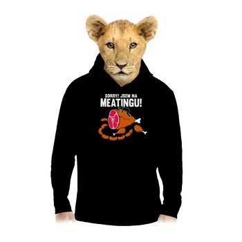 Chlapecká mikina Bastard Meating dětská mikina klokanka Black