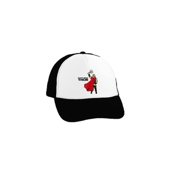 Kšiltovka Bastard Masturbathor kšiltovka truckerka Black cap