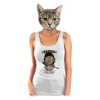 Bastard Brambor dámské tílko klasické White