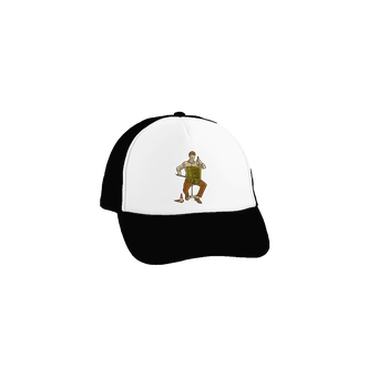 Kšiltovka Bastard Basista kšiltovka truckerka Black cap