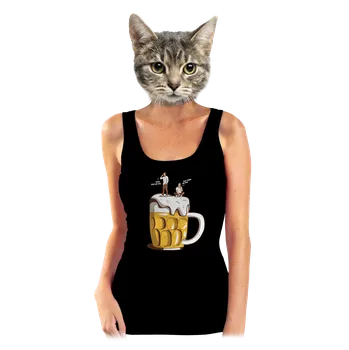 Bastard Na pivě dámské tílko klasické Black