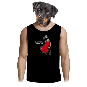 Pánské tílko Bastard Masturbathor pánské tílko Black