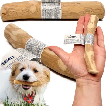 Vrták Přírodní kousátko z kávového dřeva Wildeers S Hypoalergenní a ekologické