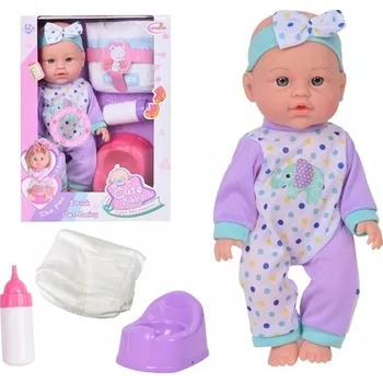 Panenka VELKÁ PANENKA MIMINKO JAKO ŽIVÉ MIMINKO NOVOROZENEC NOČNÍK PLENKA LAHEV