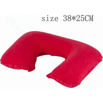 Cestovní polštářek Cestovní polštářek | nafukovací polštářek za krk - červená